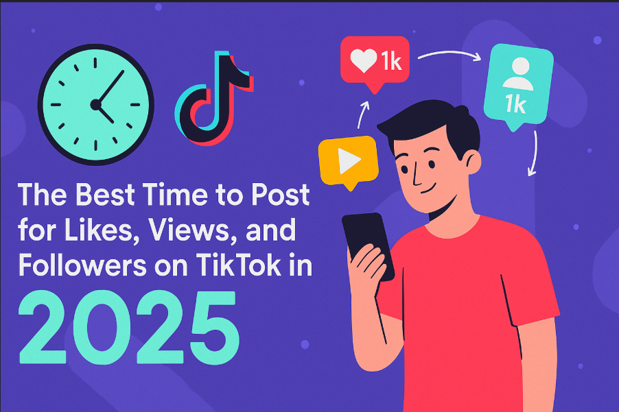 The Best Time to Post for Likes, Views, and Followers on TikTok in 2025